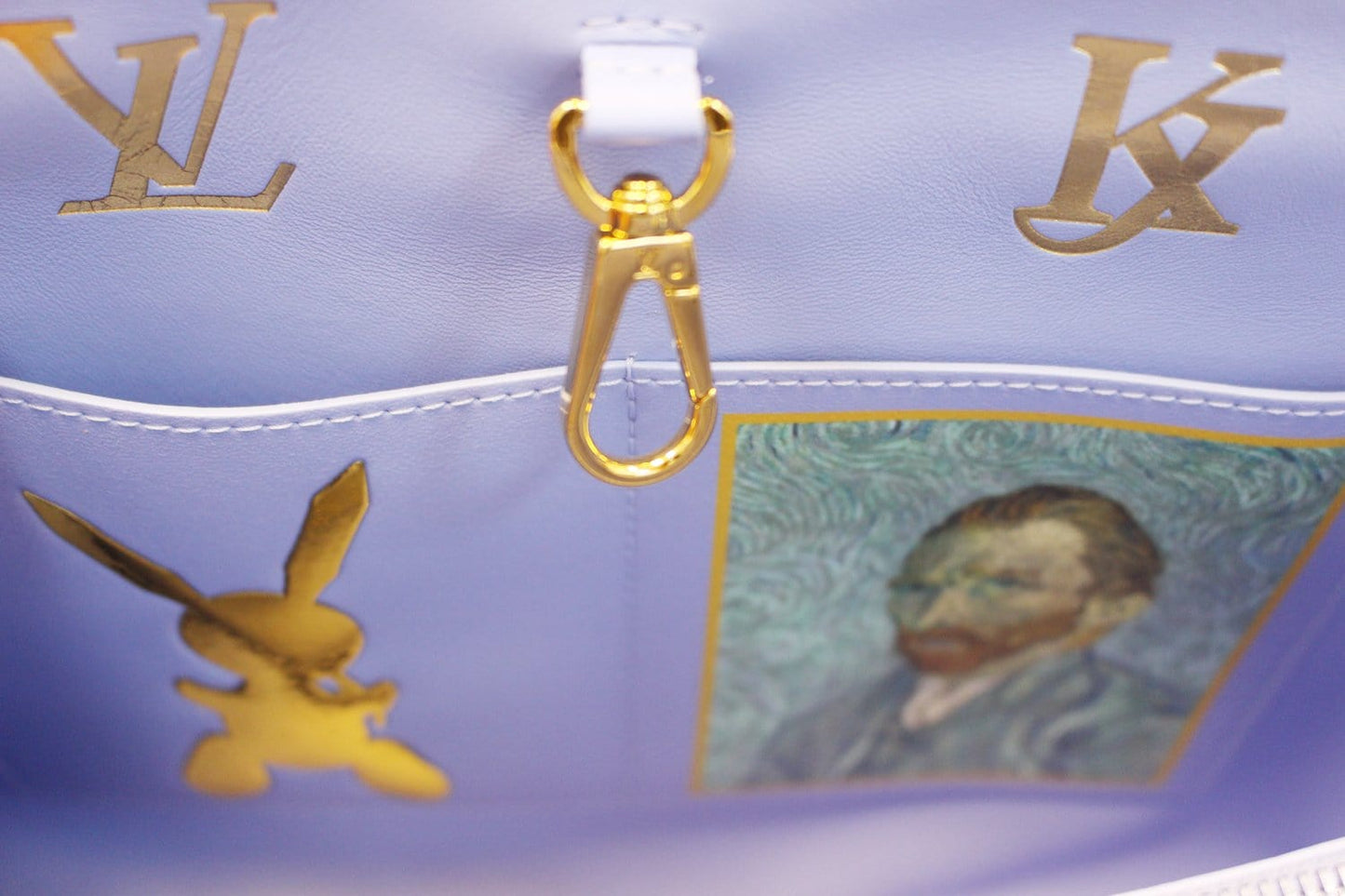 LOUIS VUITTON Montaigne MM Van Gogh Masters LV X Koon Shoulder Bag