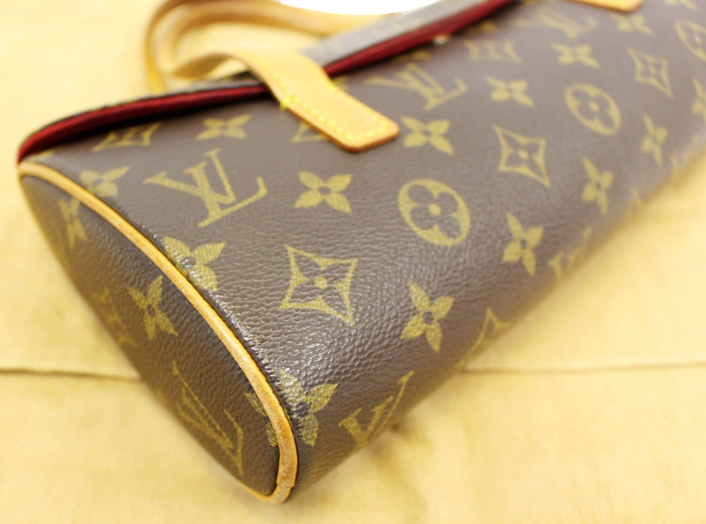 LOUIS VUITTON Monogram Canvas Sonatine Satchel Bag