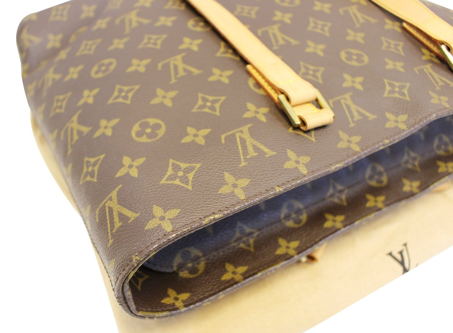 LOUIS VUITTON Monogram Canvas Luco Tote Brown Bag