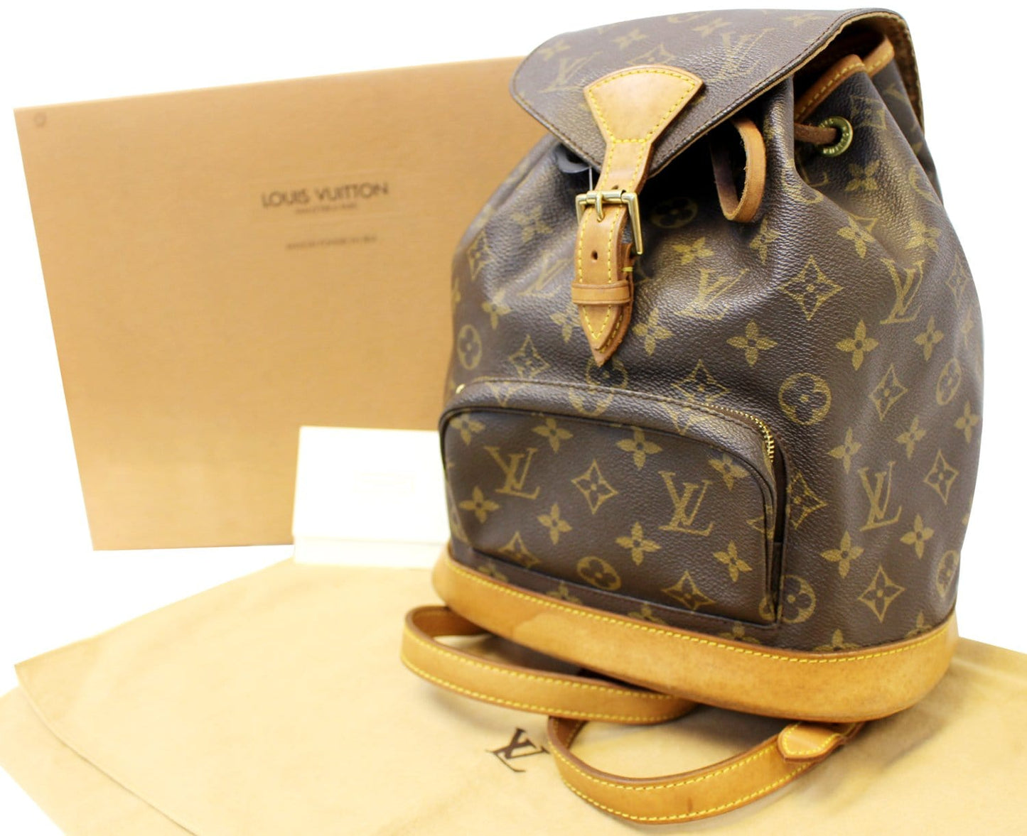 LOUIS VUITTON Monogram Canvas Montsouris MM Backpack Bag