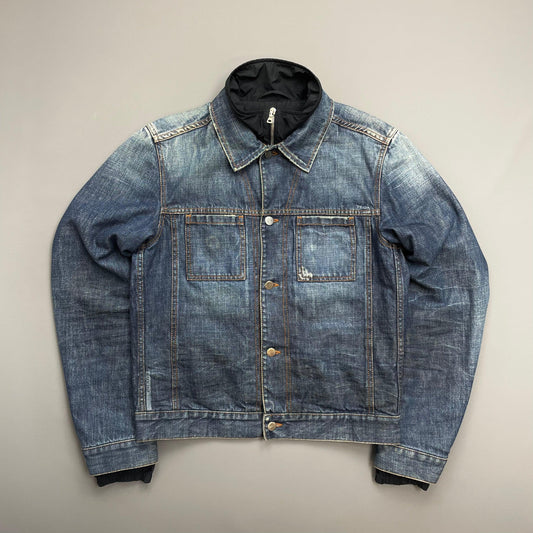 Prada Sport Blue Denim Lined 2005 Ski Jacket