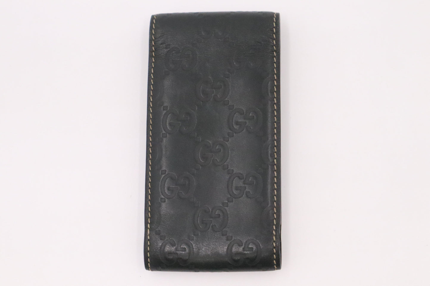 Gucci Cigarette Case in Dark Green Guccissima Leather
