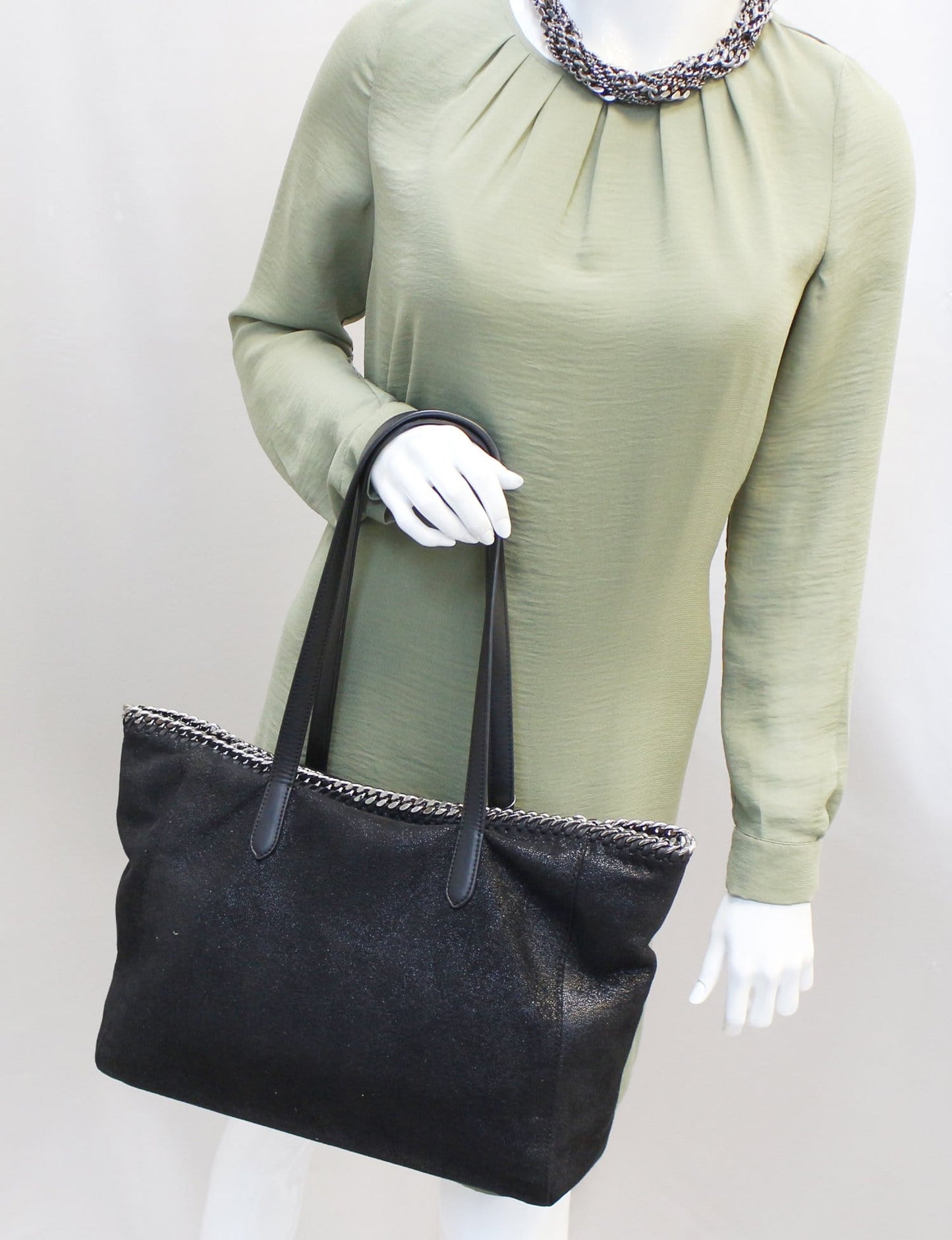 STELLA MCCARTNEY Shaggy Deer Falabella East West Tote Bag