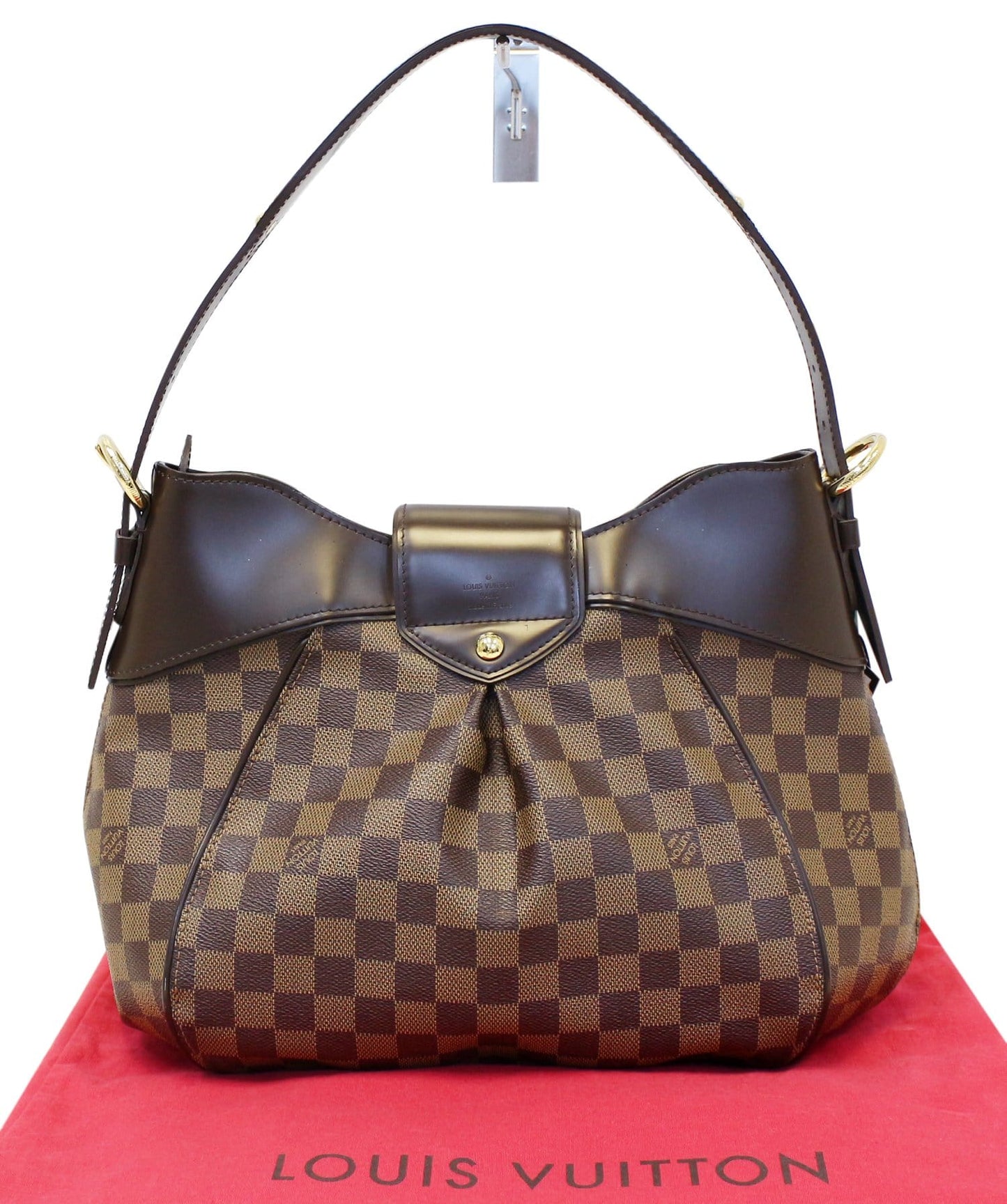 LOUIS VUITTON Damier Ebene Sistina MM Shoulder Bag