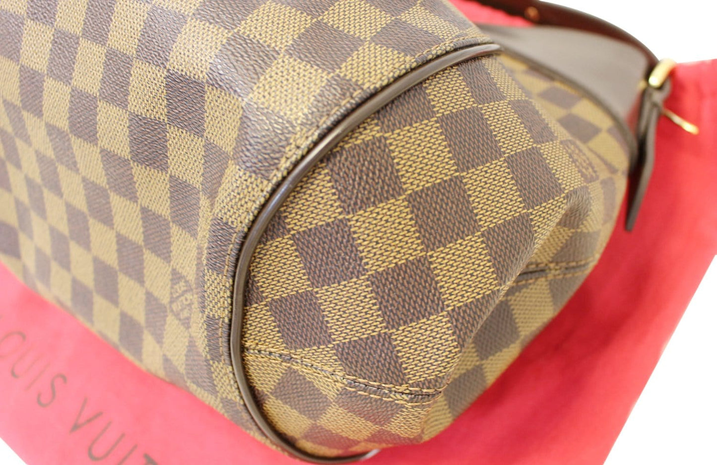 LOUIS VUITTON Damier Ebene Sistina MM Shoulder Bag