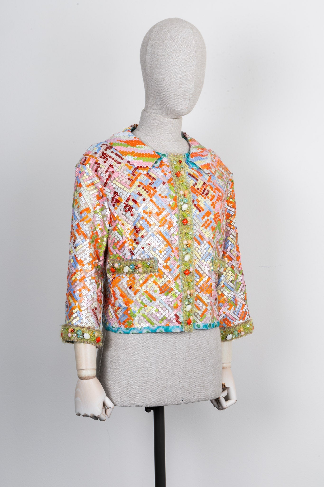 LOUIS VUITTON Sequin Jacket Multicolor S/S 2008