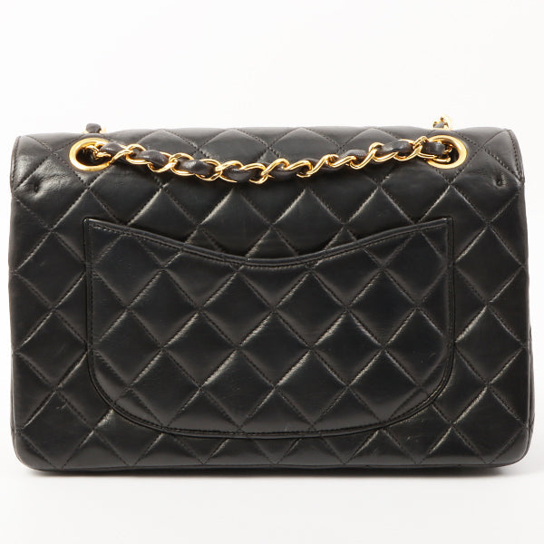 Chanel 1992 Made Paris Limited Design Flap Chain Bag Black