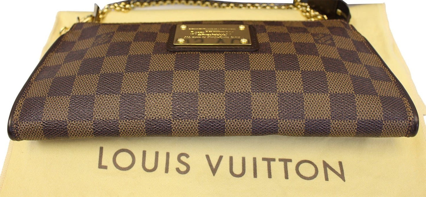 LOUIS VUITTON Damier Ebene Eva Accessories Pouch Crossbody Bag