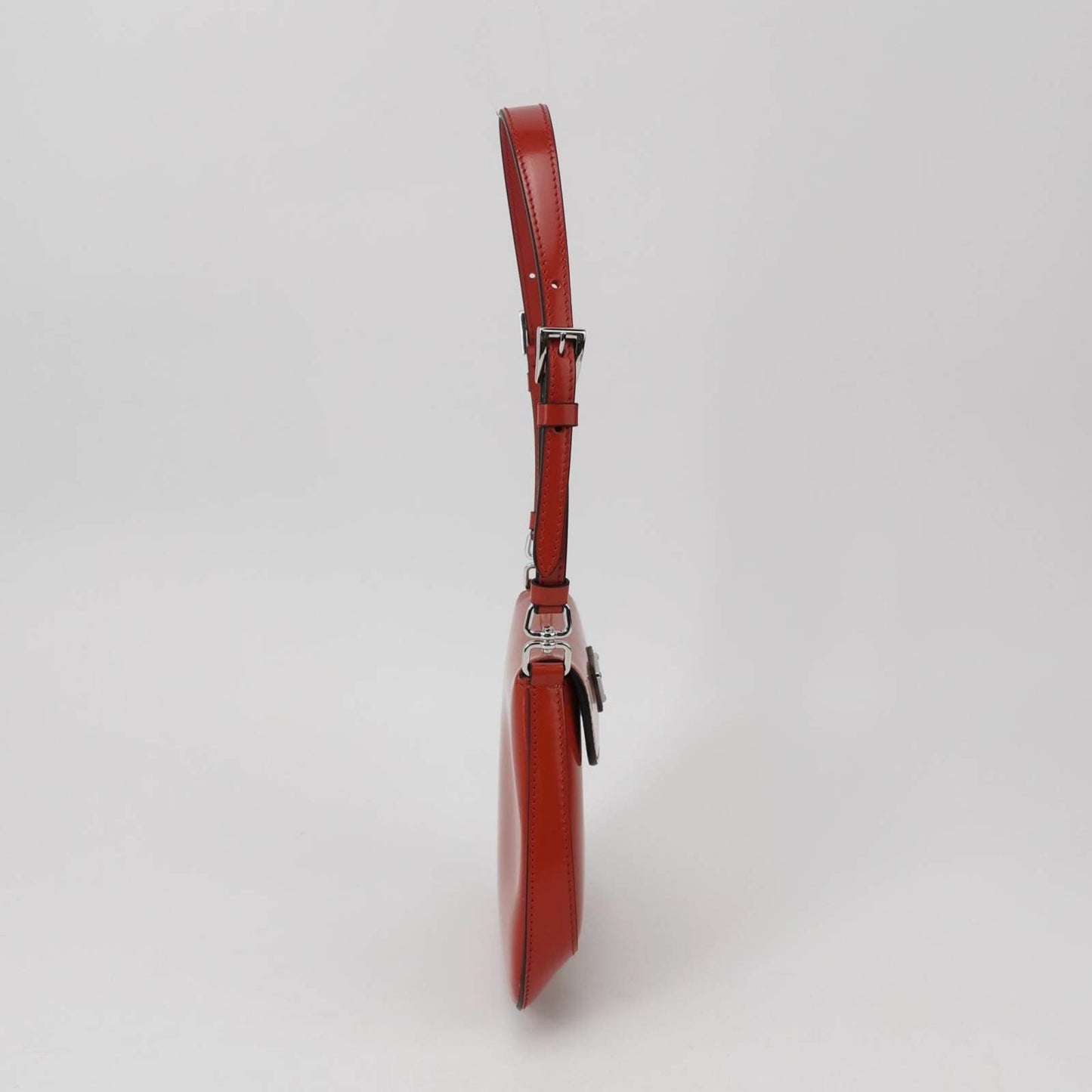 Prada Cleo Flap Red Leather Mini Shoulder bag