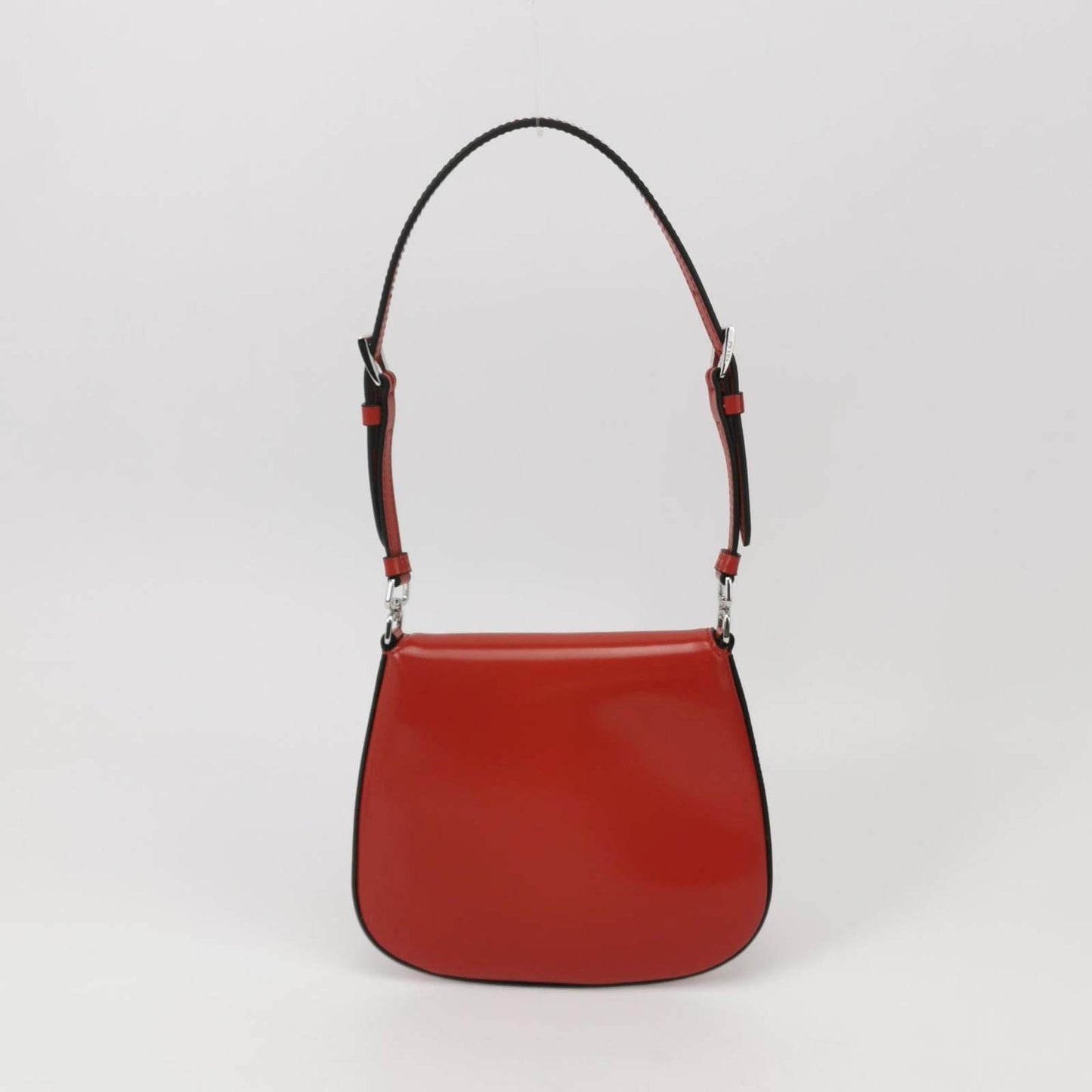 Prada Cleo Flap Red Leather Mini Shoulder bag