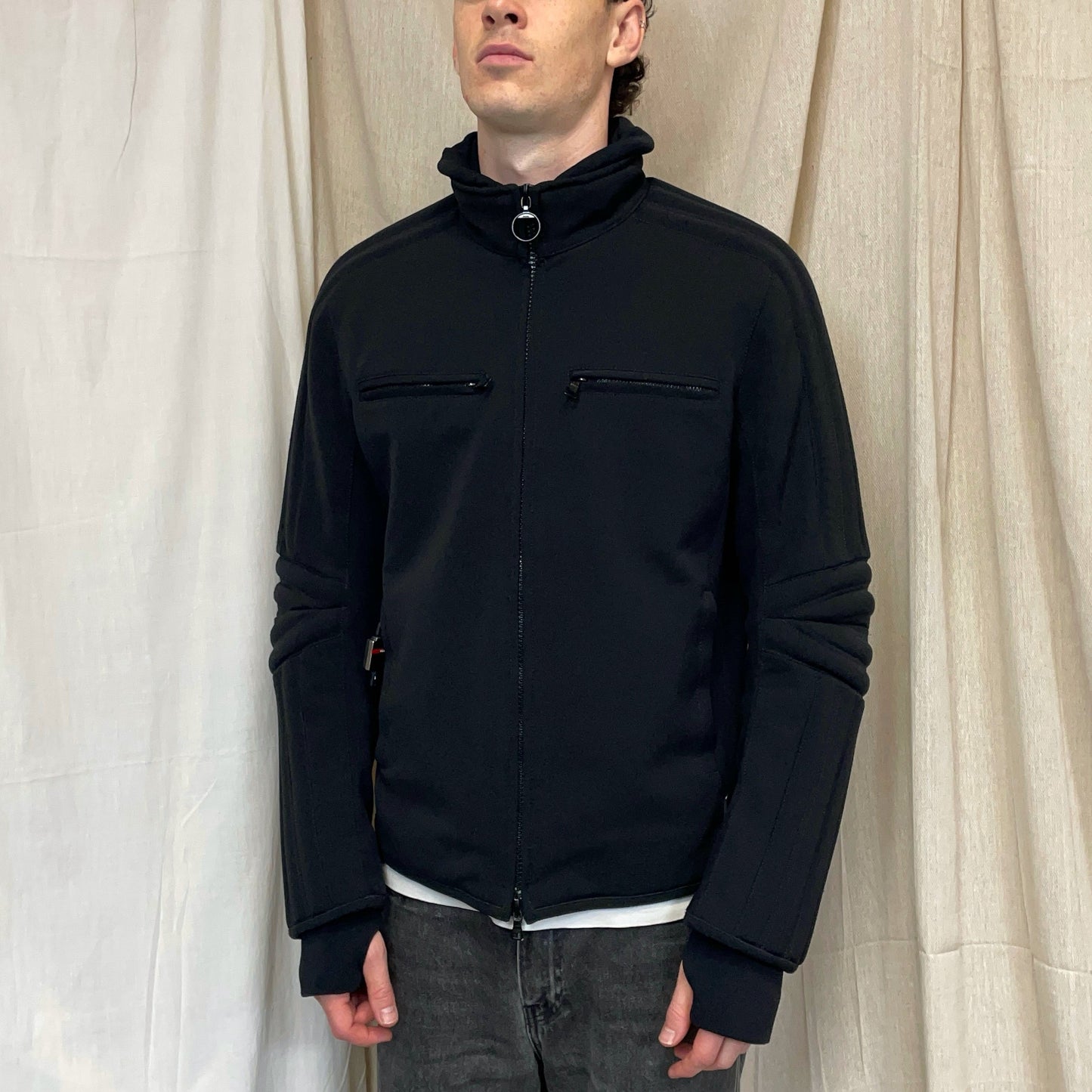Prada Sport Black 00s Padded Technical Ski Jacket