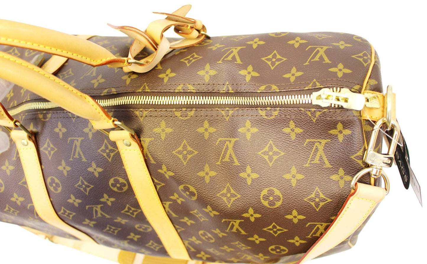 LOUIS VUITTON Monogram Canvas Keepall Bandouliere 55 Travel Bag