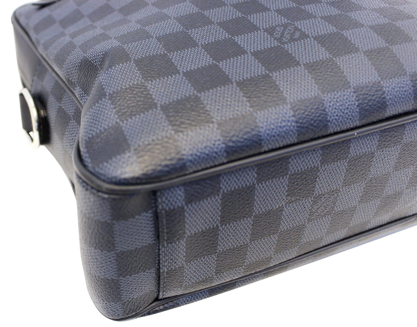 LOUIS VUITTON Cobalt Damier Canvas Porte-Document Business Briefcase Bag