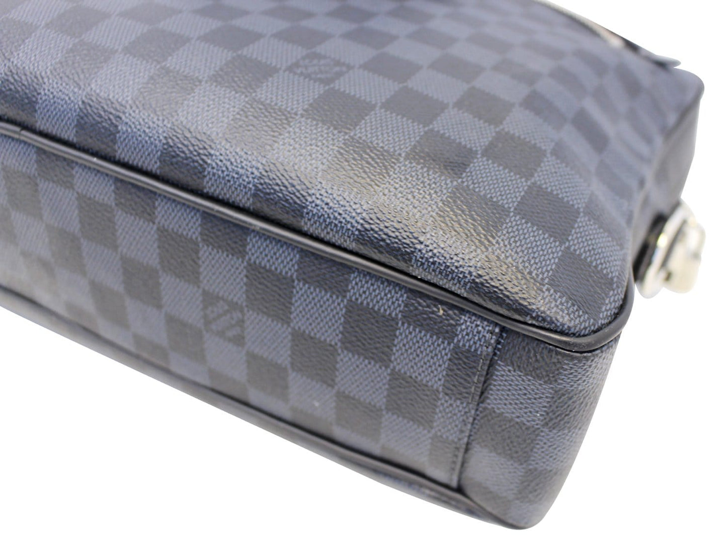 LOUIS VUITTON Cobalt Damier Canvas Porte-Document Business Briefcase Bag