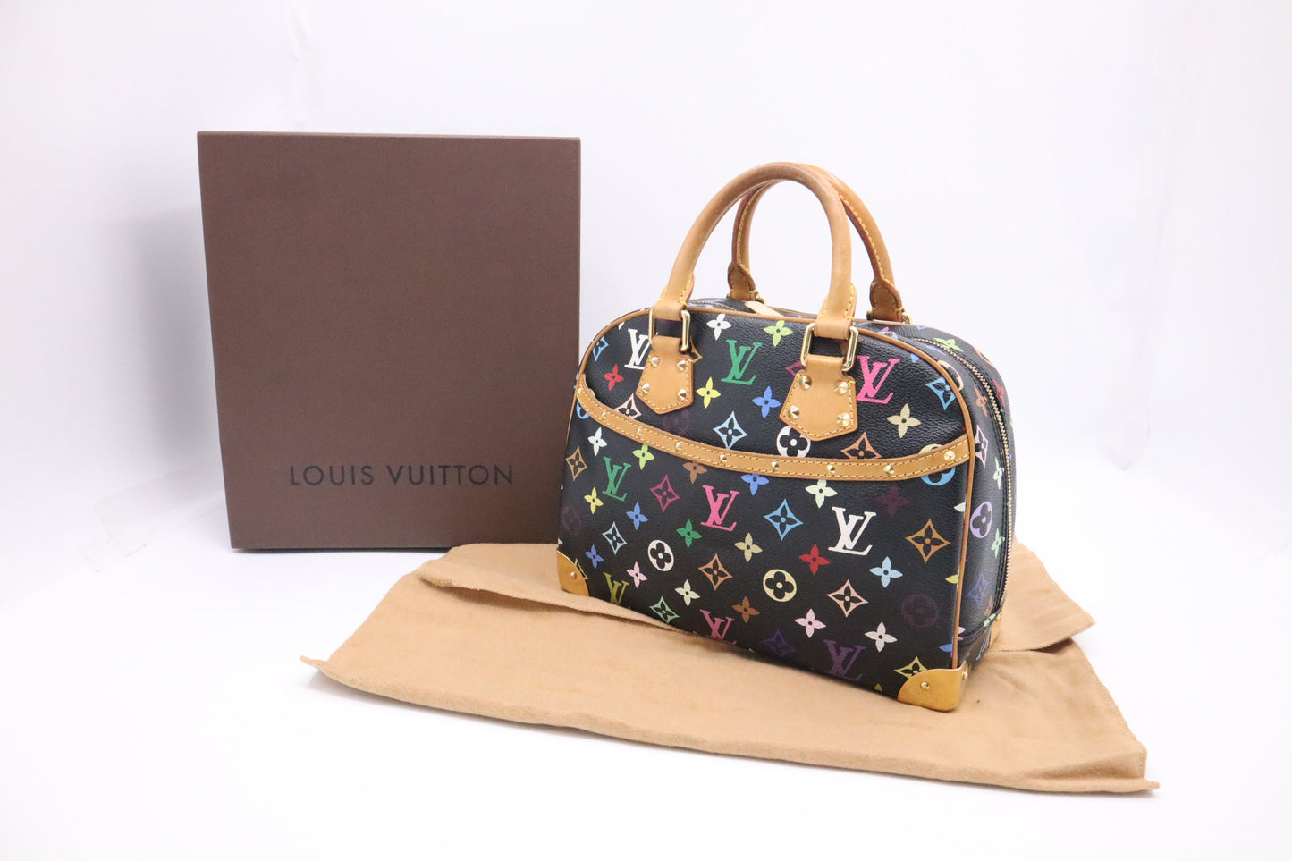 Louis Vuitton Trouville in Black Multicolor Canvas