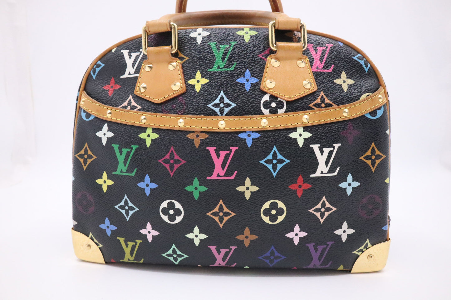 Louis Vuitton Trouville in Black Multicolor Canvas