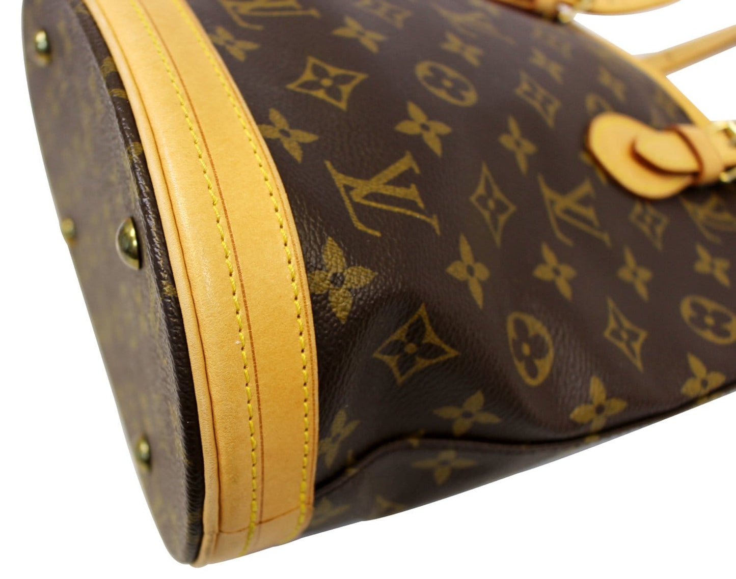 LOUIS VUITTON Monogram Canvas Petit Bucket Shoulder Bag