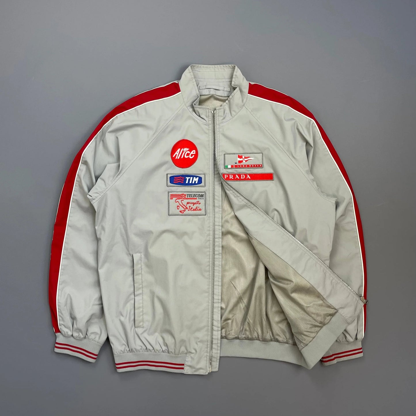 Prada Luna Rossa 2000's Sailing Team Racing Windbreaker Jacket