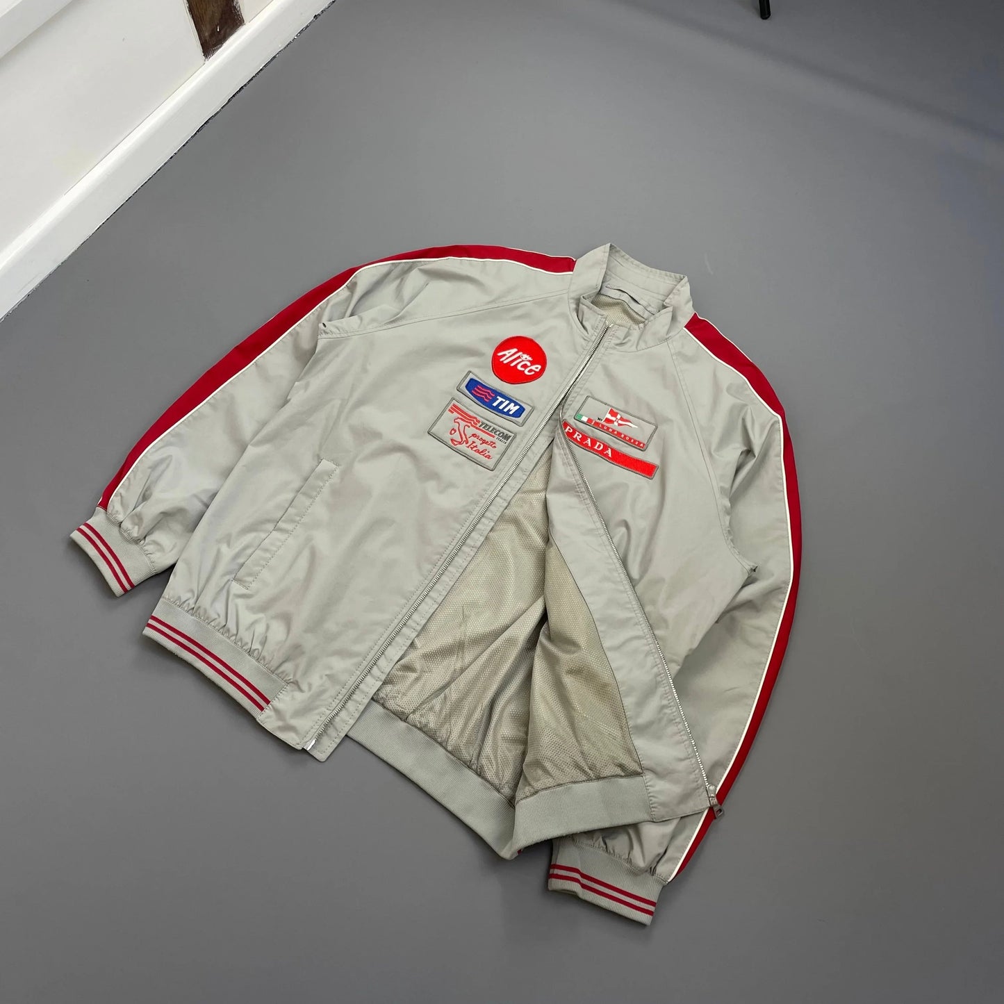 Prada Luna Rossa 2000's Sailing Team Racing Windbreaker Jacket