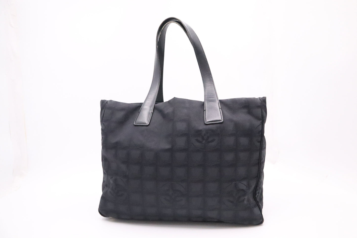 Chanel New Travel Line Tote in Black Canvas