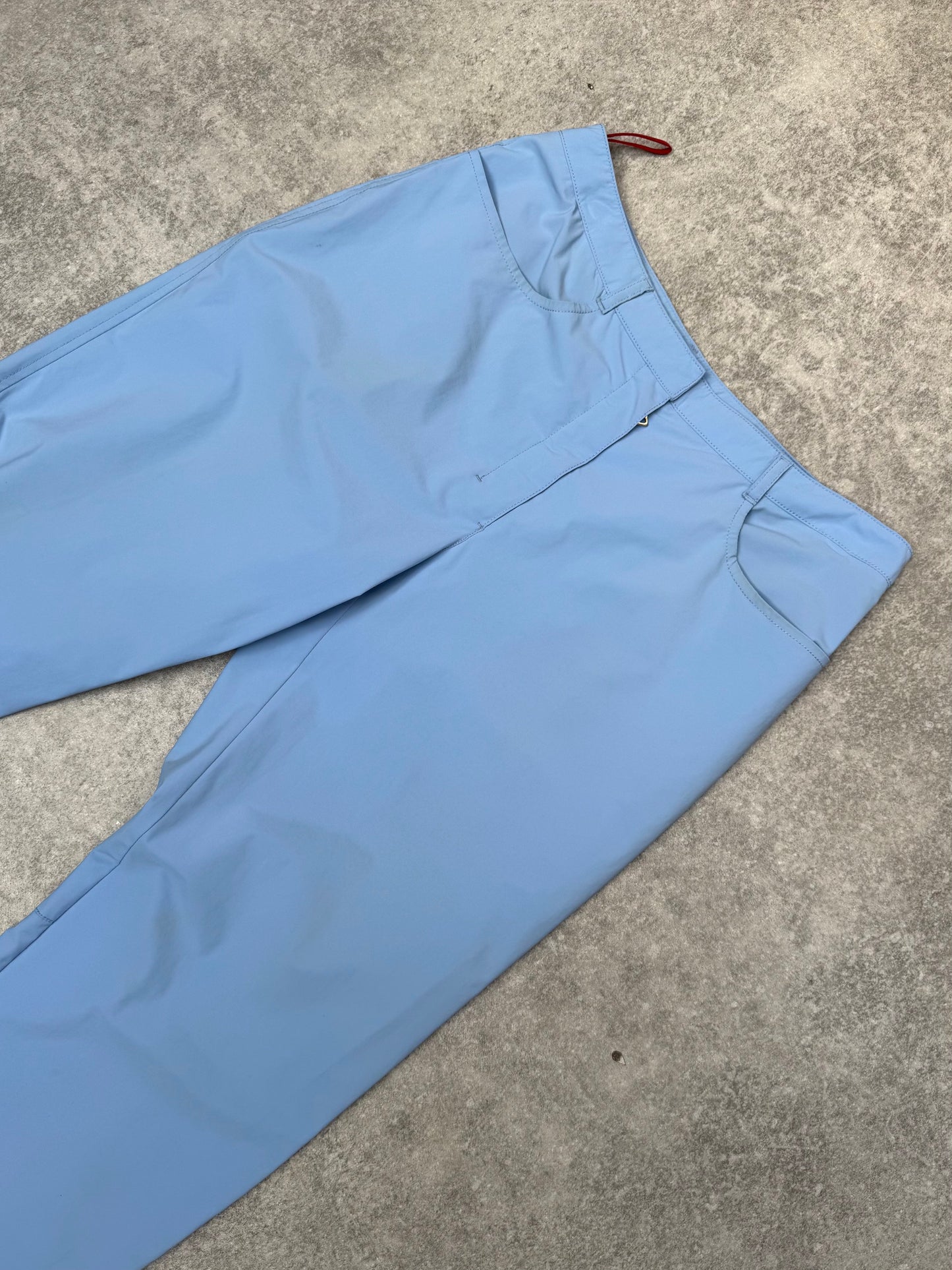 Prada Baby Blue Nylon Tro rs