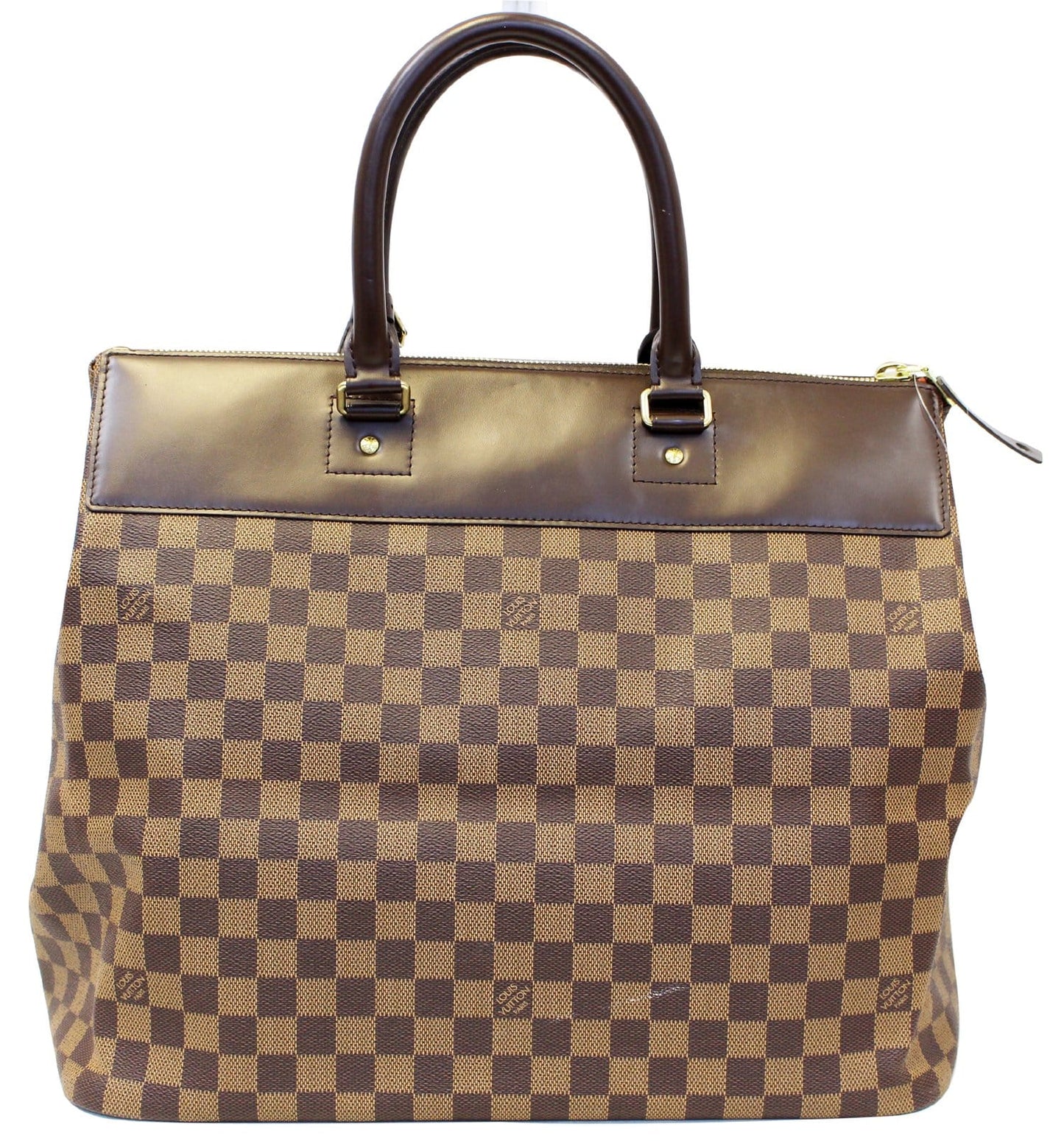 LOUIS VUITTON Damier Ebene Greenwich PM Travel Bag