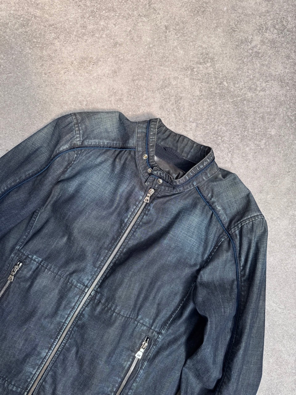 Prada Sport Demin Multi Zip Jacket