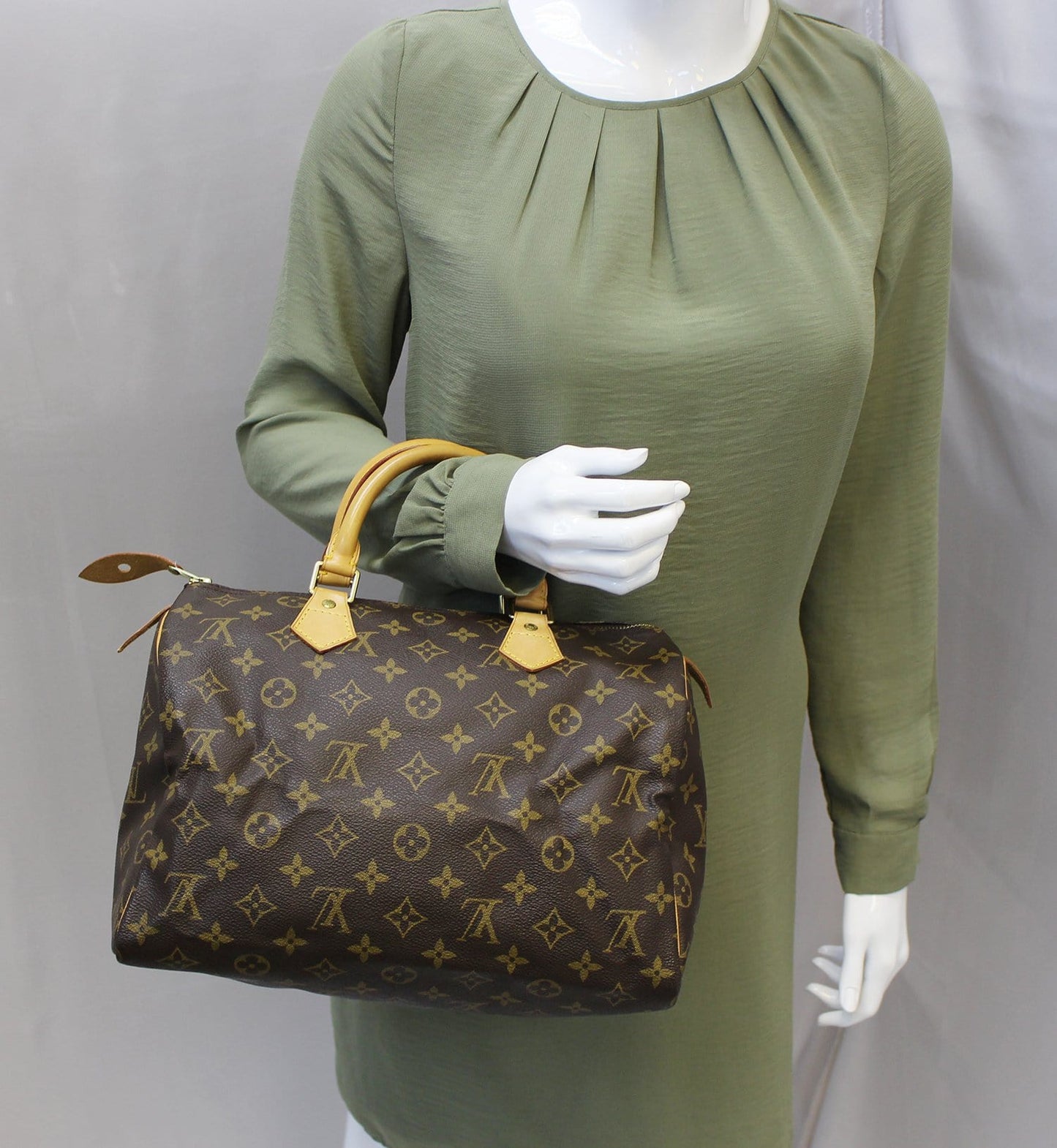LOUIS VUITTON  Handbag Monogram Speedy 30 Satchel