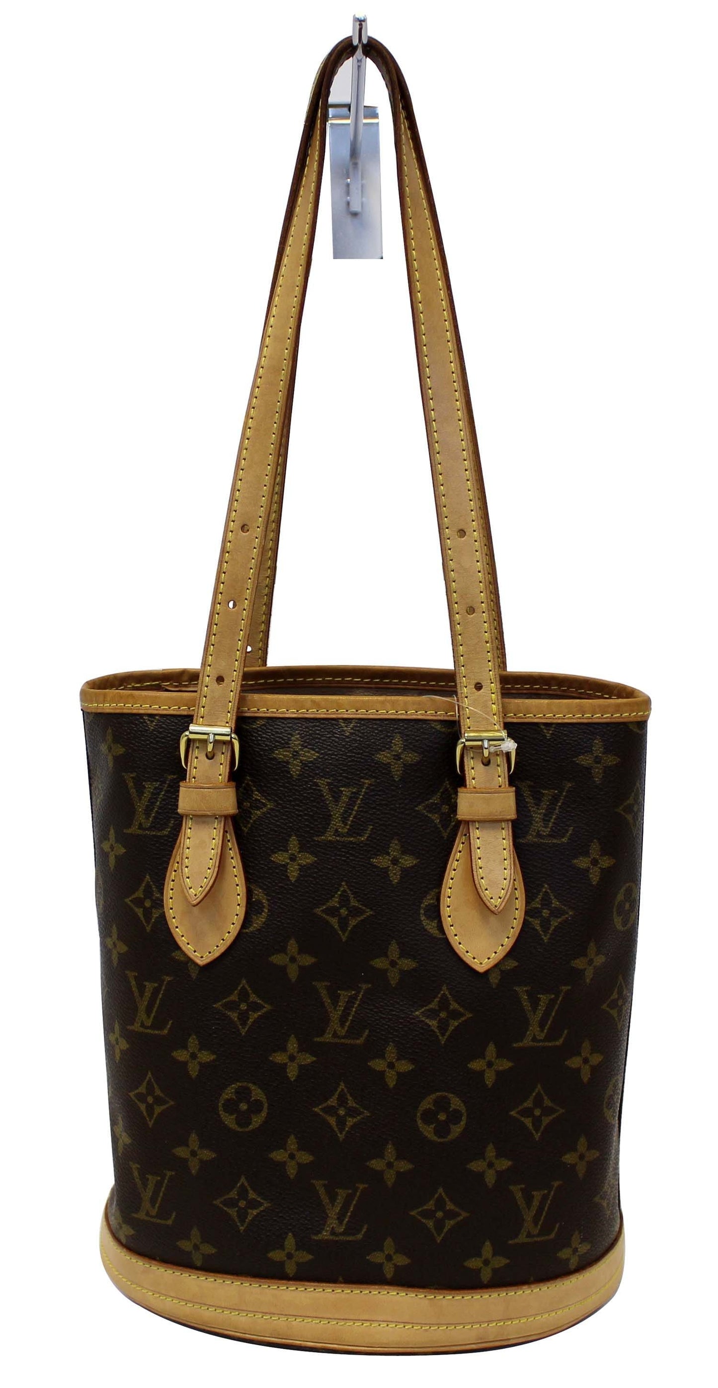 LOUIS VUITTON Monogram Canvas Petit Bucket Shoulder Bag