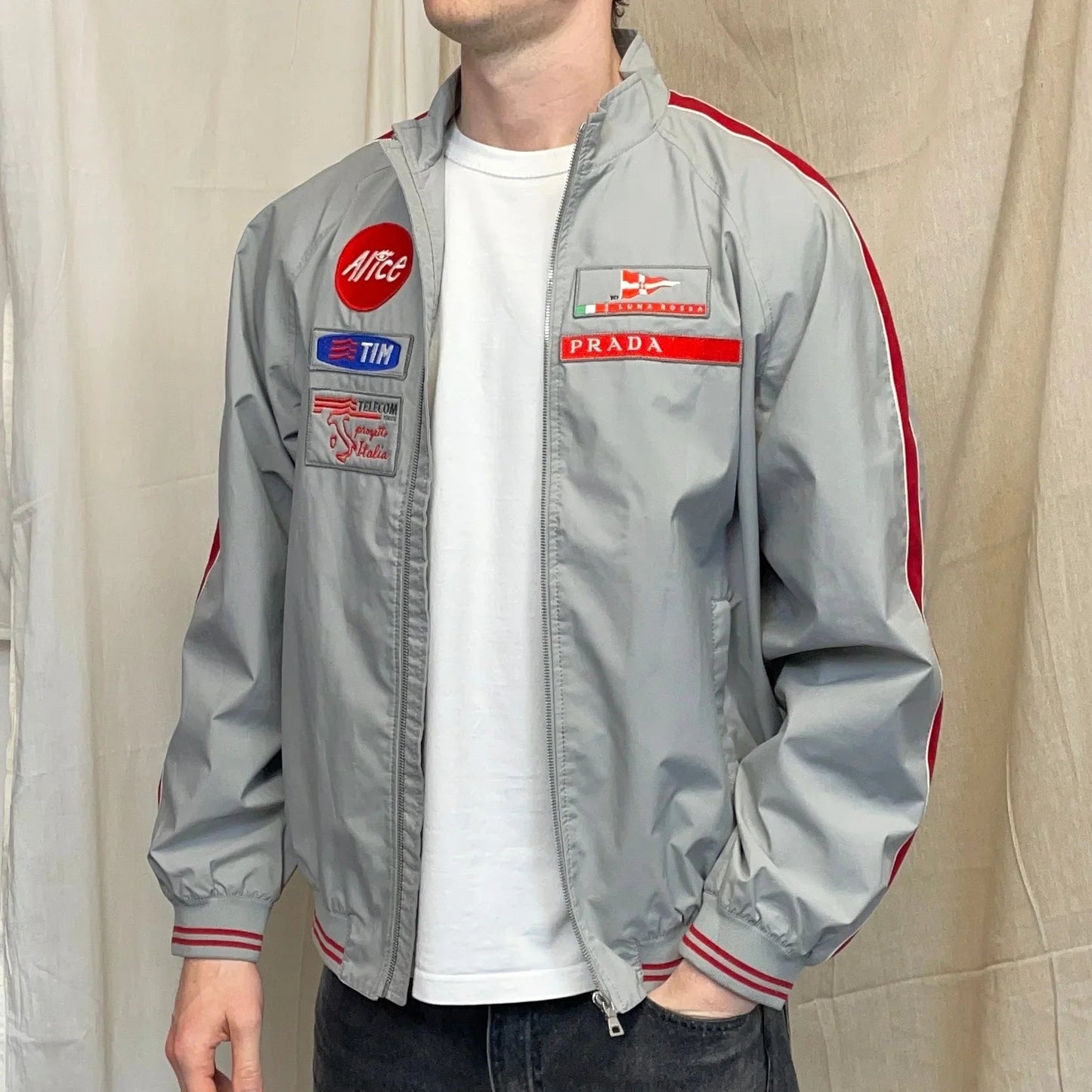 Prada Luna Rossa 2000's Sailing Team Racing Windbreaker Jacket