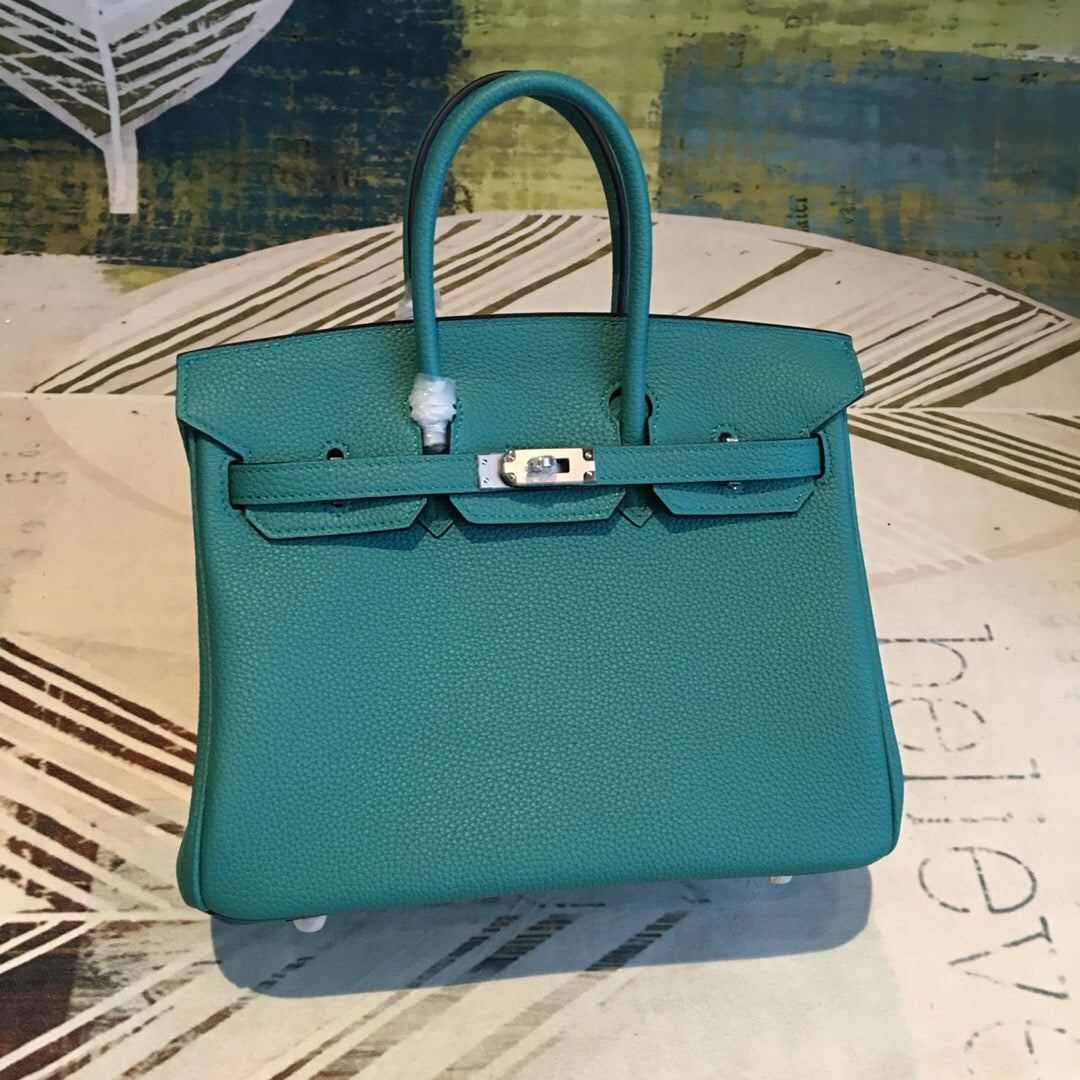 Top Quality Birkin Dark Green For Women SiTop Qualityer Toned Hardware 9.8in/25cm