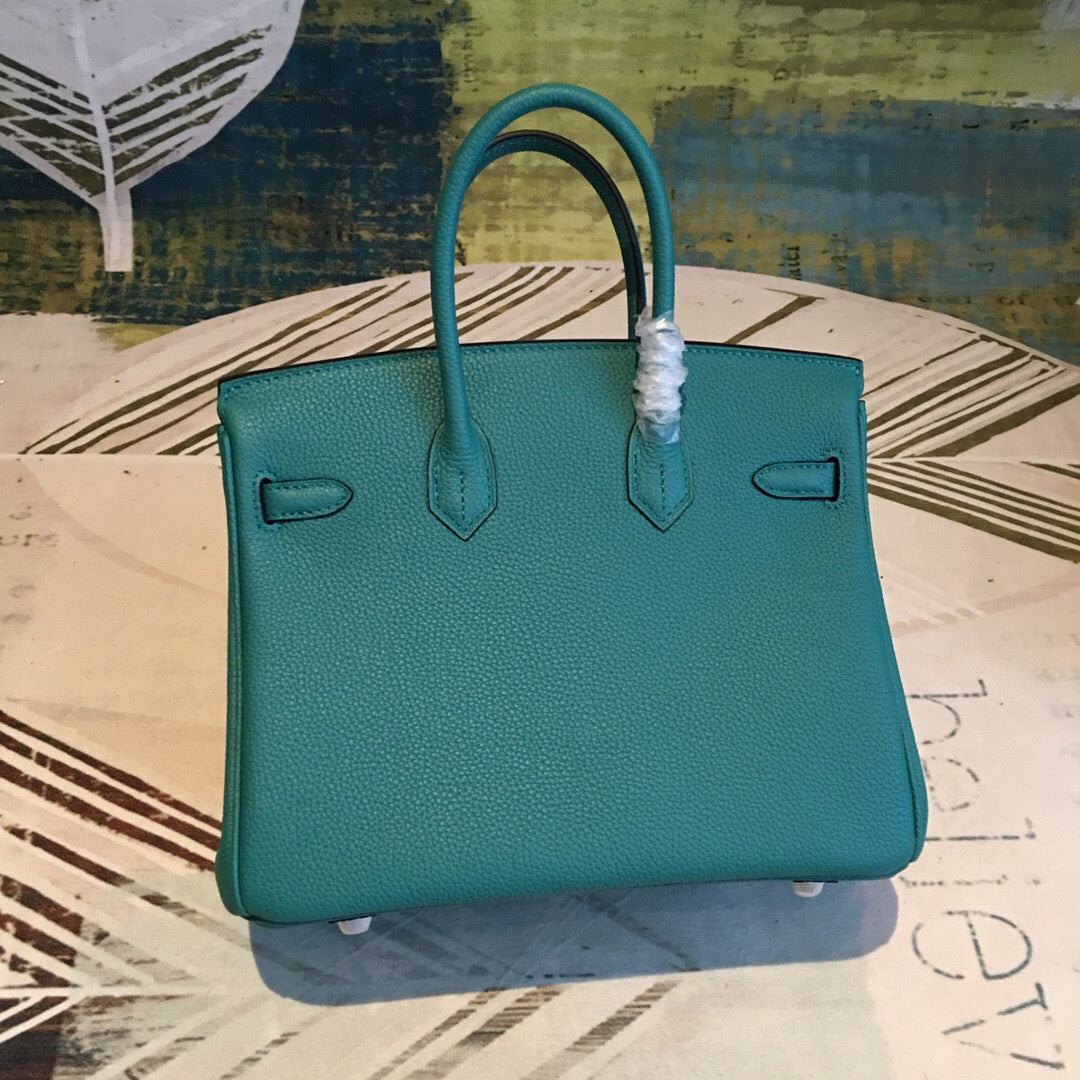 Top Quality Birkin Dark Green For Women SiTop Qualityer Toned Hardware 9.8in/25cm