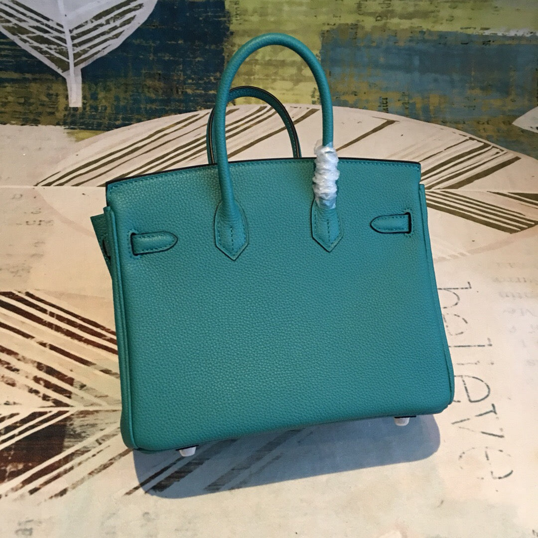 Top Quality Birkin Dark Green For Women SiTop Qualityer Toned Hardware 9.8in/25cm