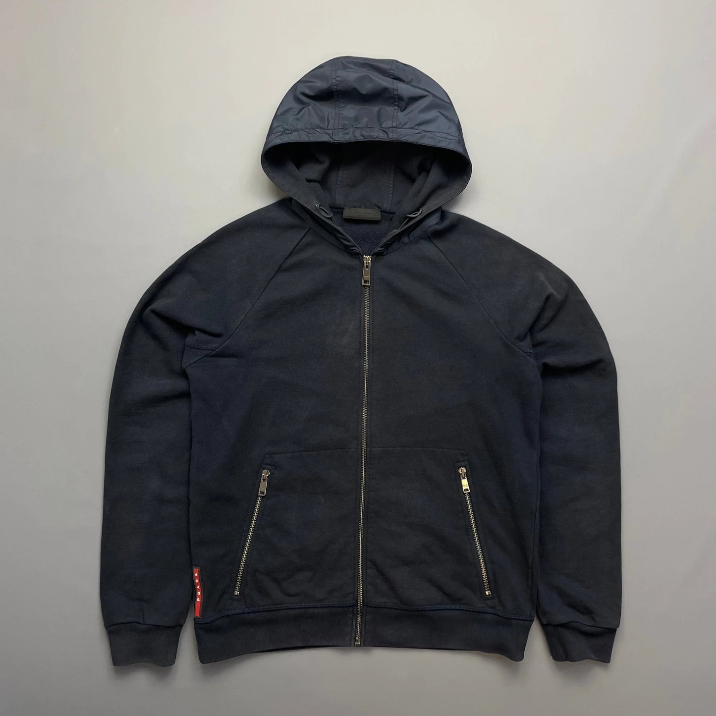 Prada Sport Navy 2017 Nylon Hoodie