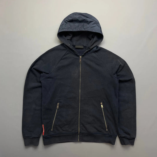 Prada Sport Navy 2017 Nylon Hoodie