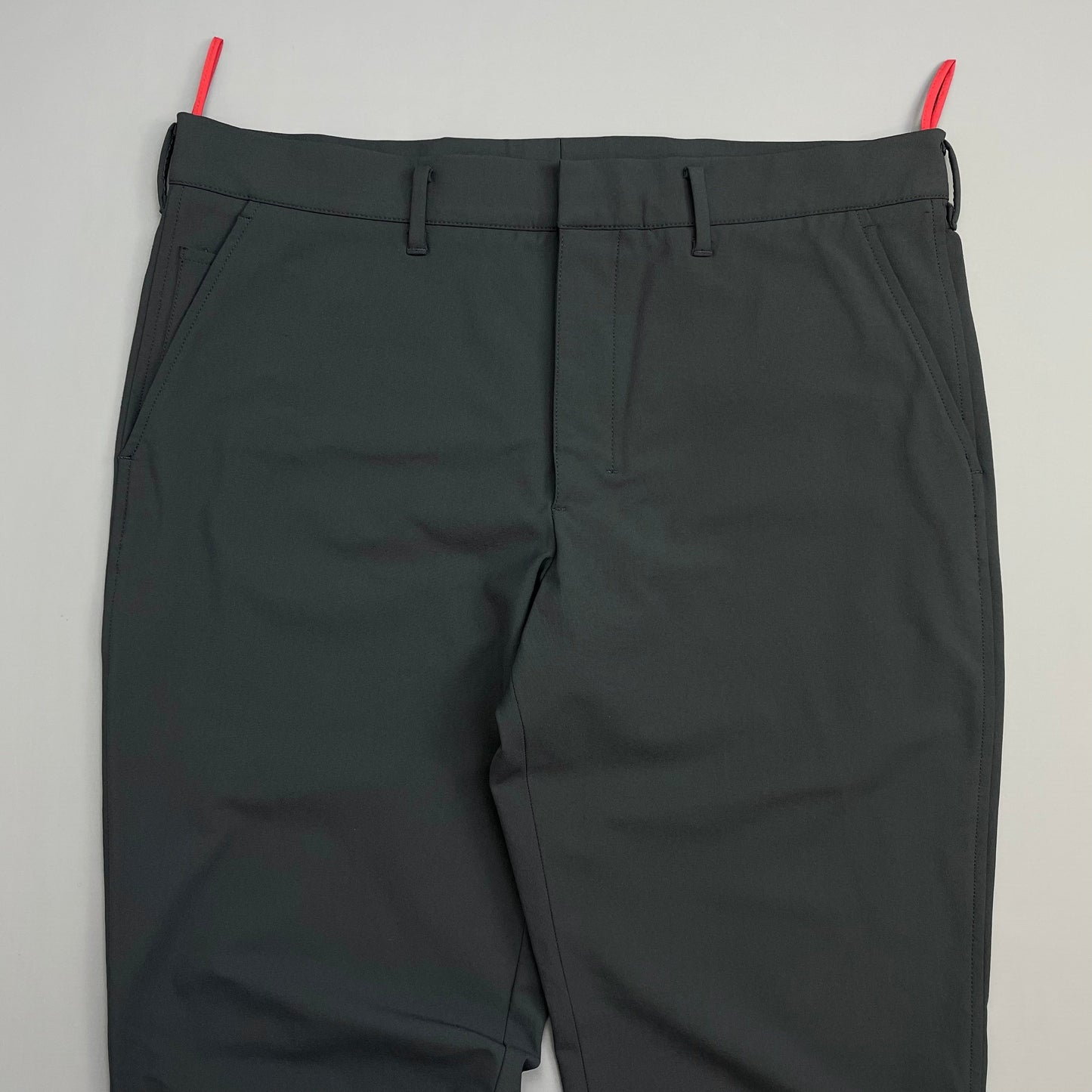 Prada Sport Grey 00s Technical Nylon Straight Leg Tro r