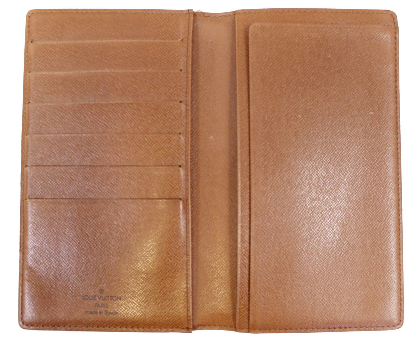 LOUIS VUITTON Monogram Canvas Brazza Brown Wallet