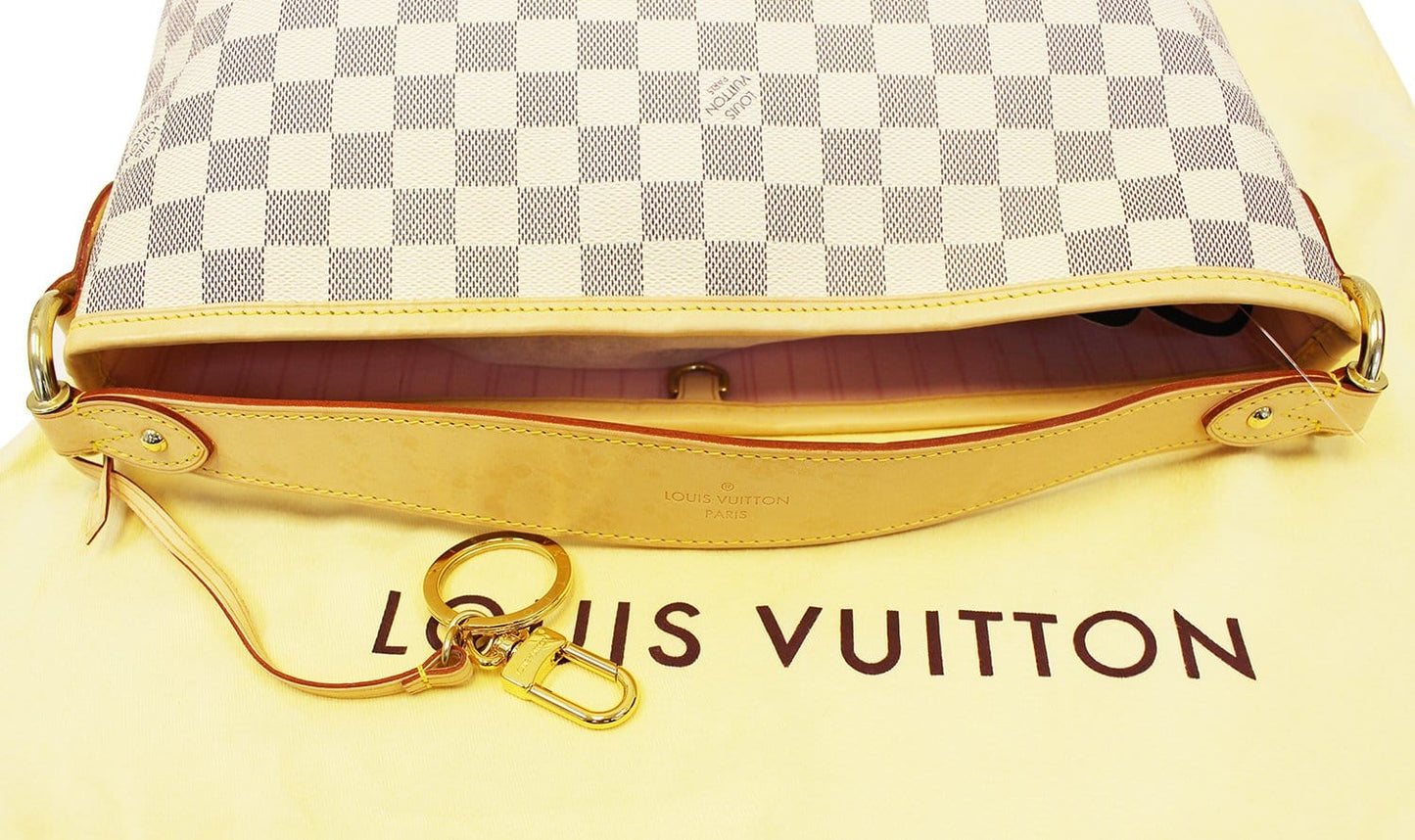 LOUIS VUITTON Shoulder Bag  Damier Azur Delightful PM NM