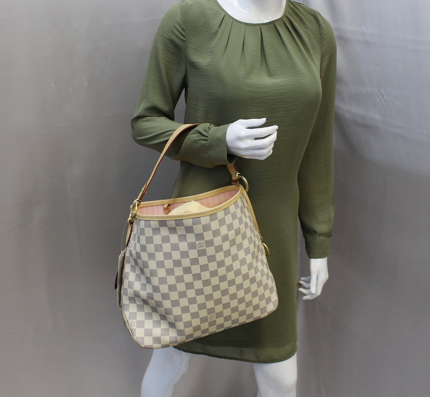 LOUIS VUITTON Shoulder Bag  Damier Azur Delightful PM NM