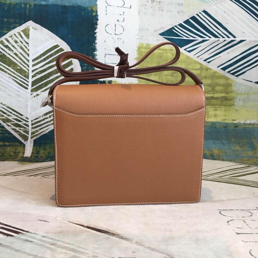 Top Quality Mini Evercolor Sac Roulis 19 Brown Palladium Hardware For Women 9in/23cm