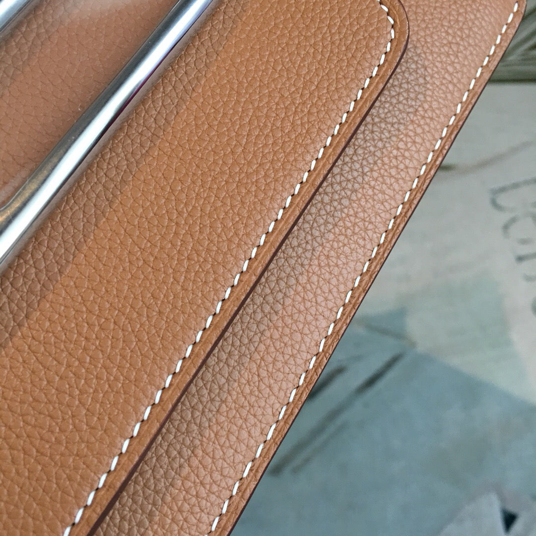 Top Quality Mini Evercolor Sac Roulis 19 Brown Palladium Hardware For Women 9in/23cm