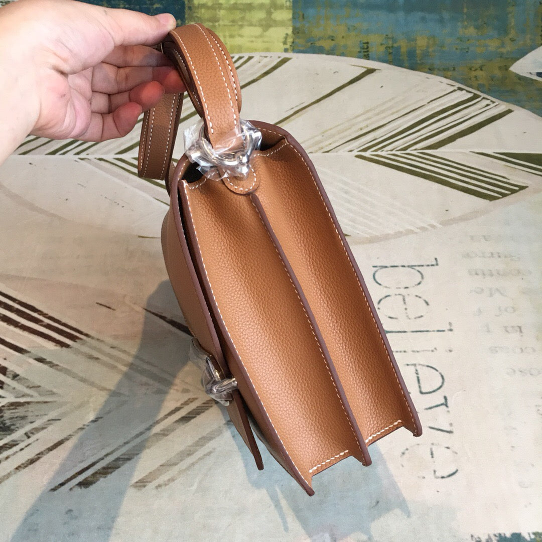 Top Quality Mini Evercolor Sac Roulis 19 Brown Palladium Hardware For Women 9in/23cm