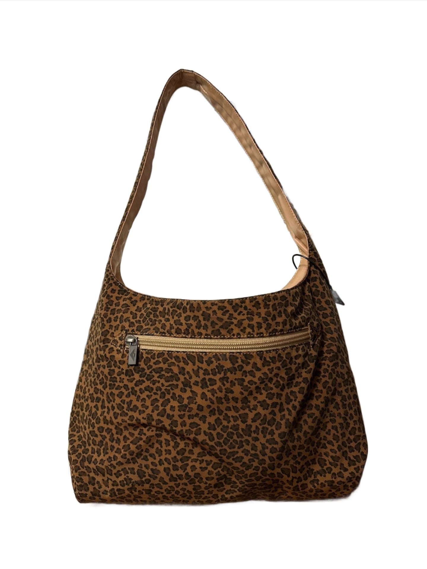 Bottega Veneta Nylon Leopard Hobo Shoulder Bag