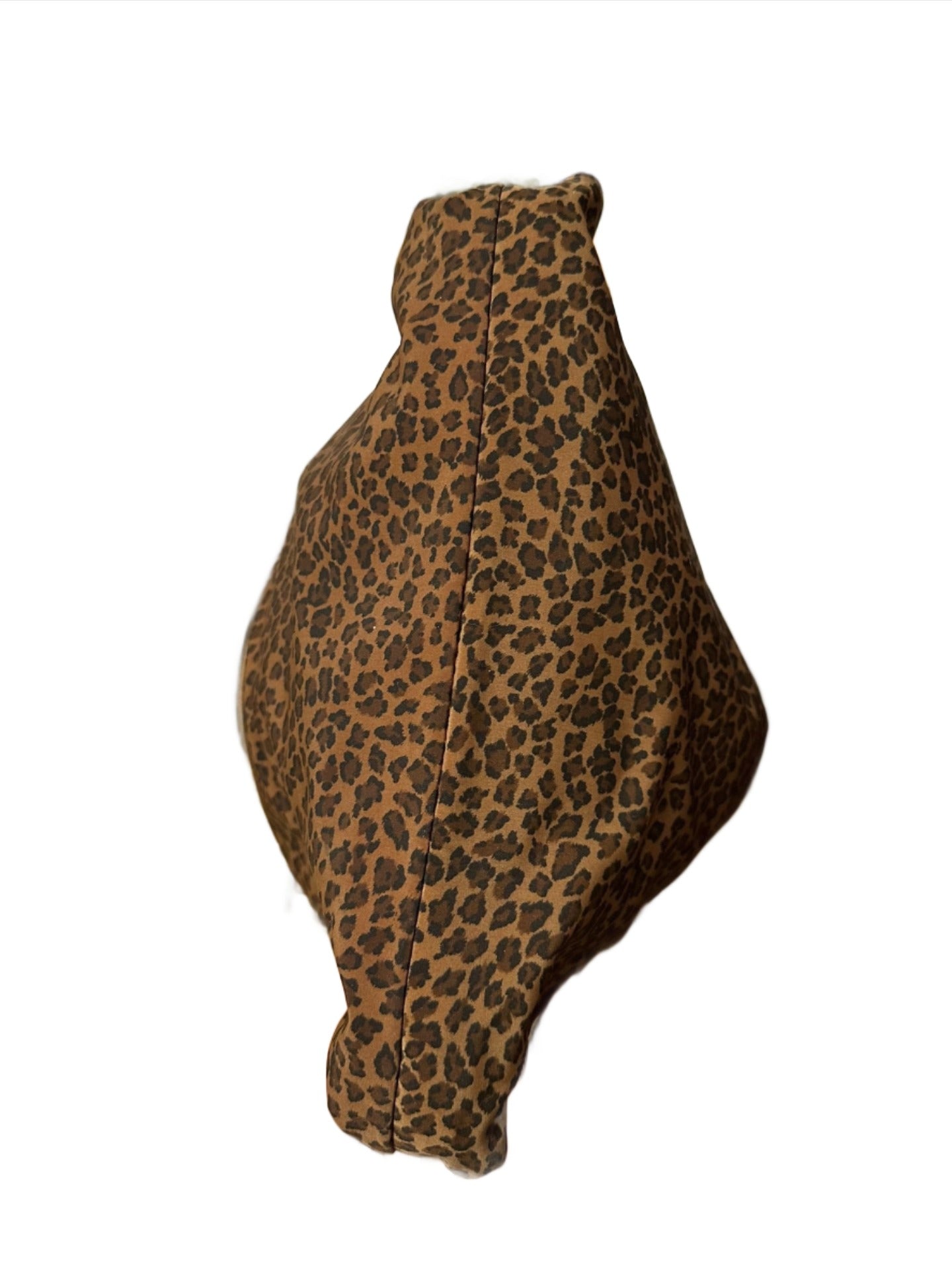 Bottega Veneta Nylon Leopard Hobo Shoulder Bag