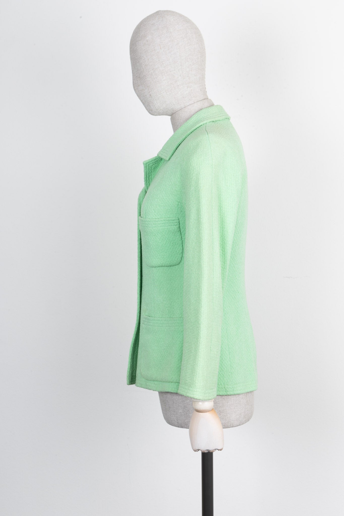 CHANEL Jacket Tweed Mint
