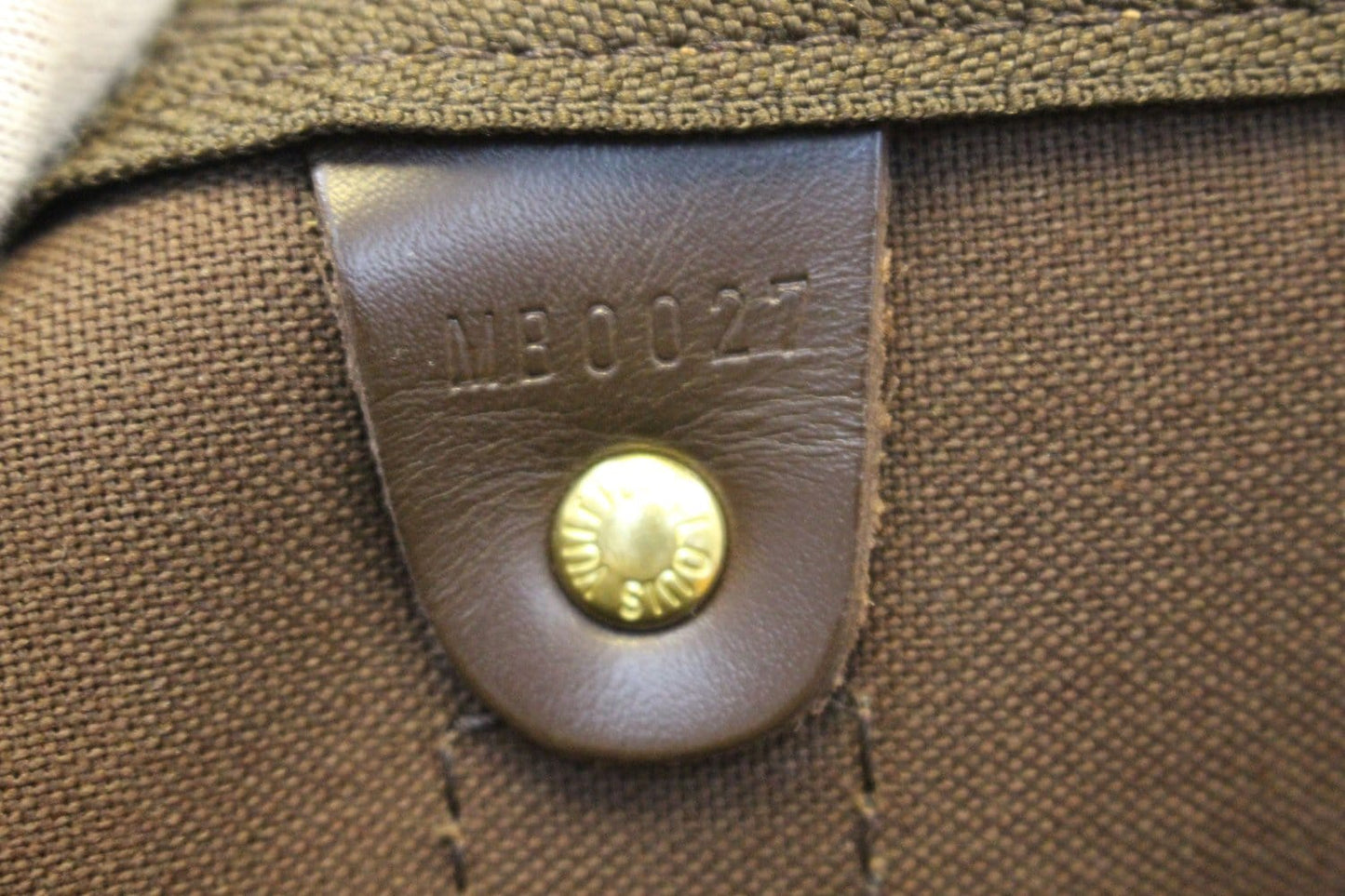 LOUIS VUITTON Damier Ebene Keepall 50 Boston Travel Bag