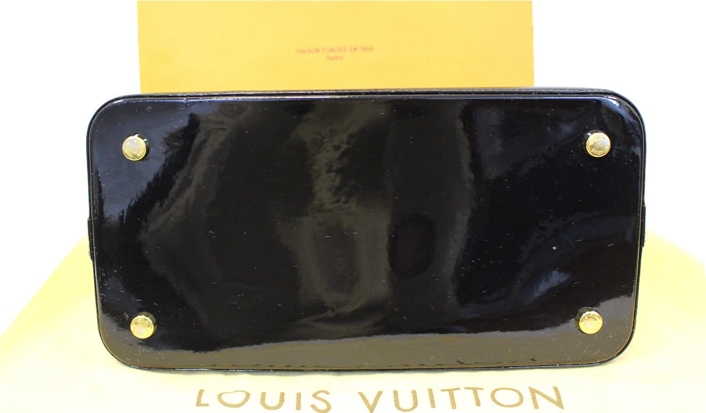 LOUIS VUITTON Limited Yayoi Kusama Yellow Vernis Black Dots Lockit MM Bag