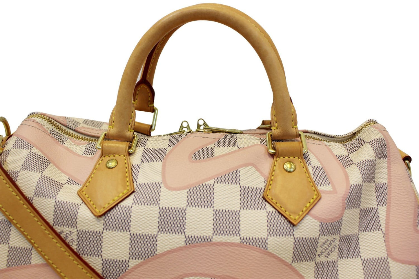 LOUIS VUITTON Damier Azur Tahitienne Speedy 30 Bandouliere Limited Edition