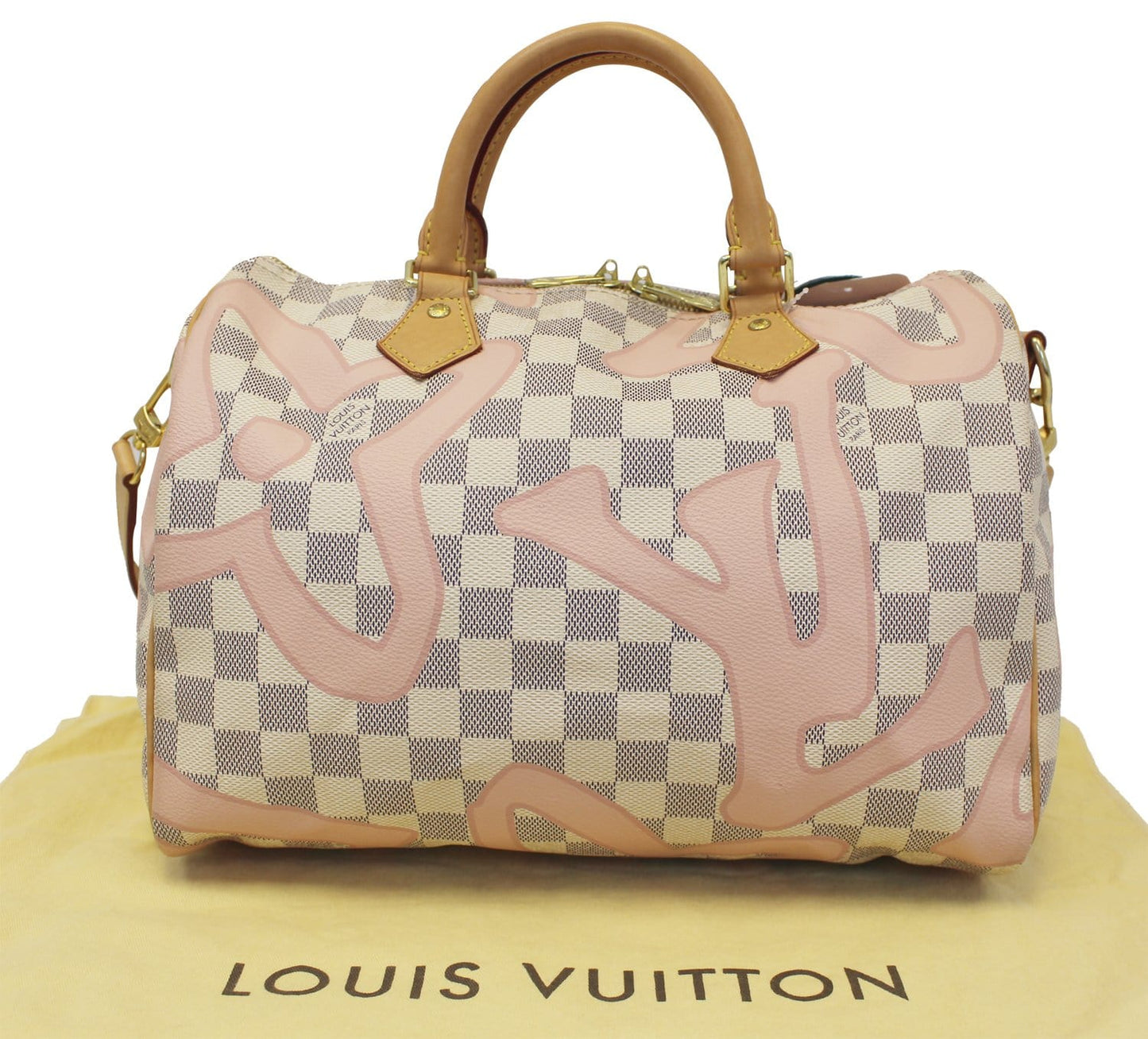 LOUIS VUITTON Damier Azur Tahitienne Speedy 30 Bandouliere Limited Edition