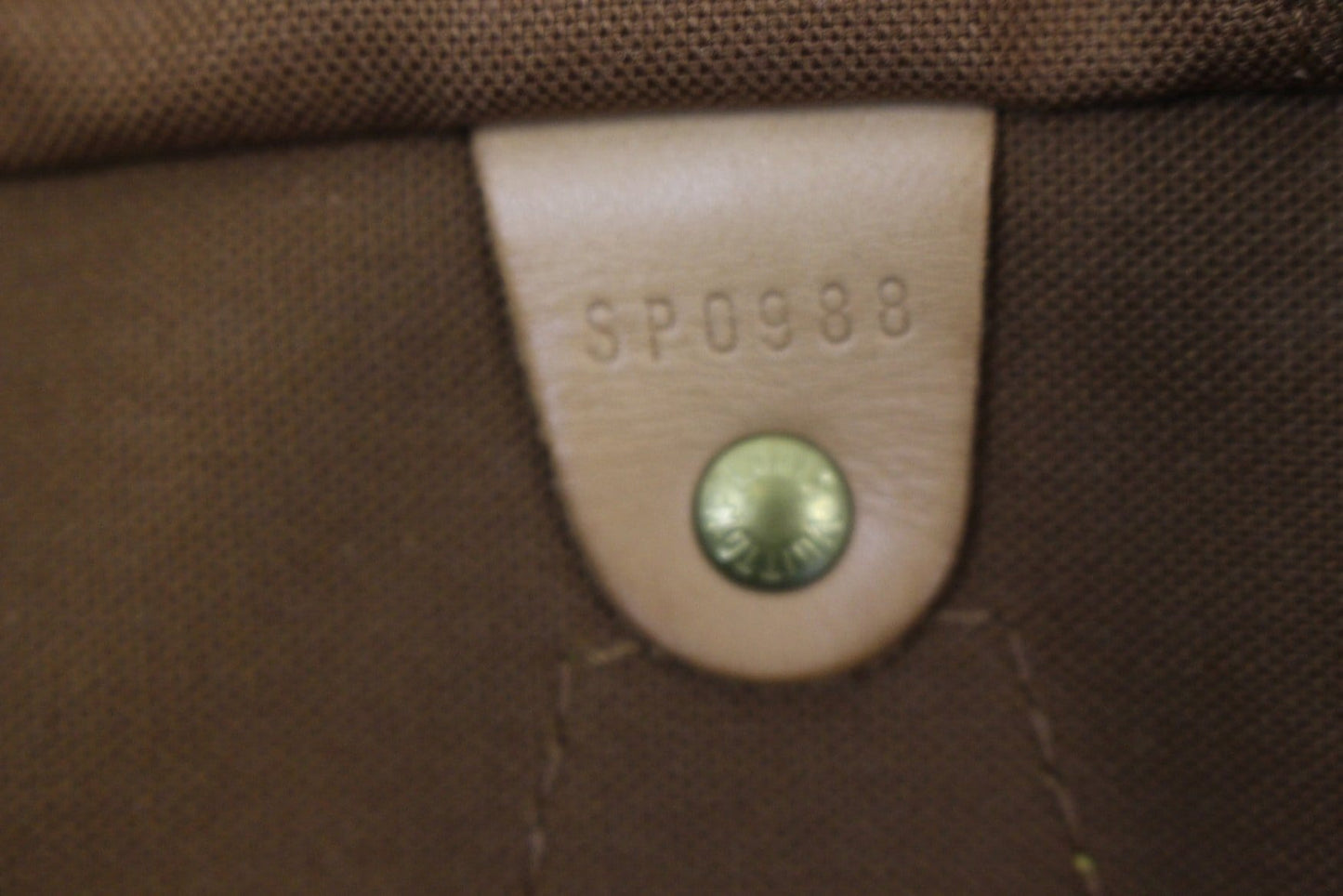 LOUIS VUITTON Monogram Canvas Speedy 35 Satchel  Bag